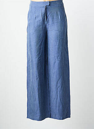 Pantalon larg albastru SURKANA femeie