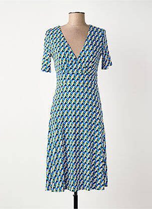 Rochie midi mâneci scurte mâneci scurte albastru SURKANA femeie