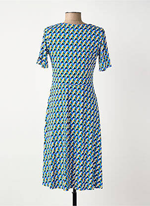 Rochie midi mâneci scurte mâneci scurte albastru SURKANA femeie