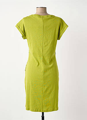 Rochie scurtă mâneci scurte mâneci scurte verde SURKANA femeie