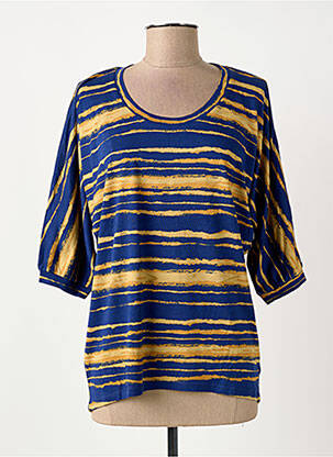 Tricou mâneci 3/4 mâneci 3/4 albastru SURKANA femeie