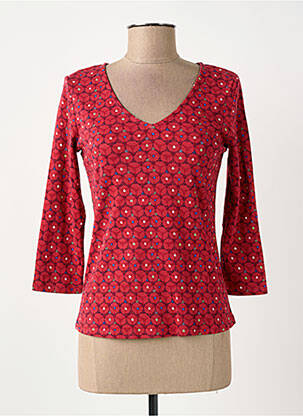 Tricou mâneci 3/4 mâneci 3/4 roșu SURKANA femeie