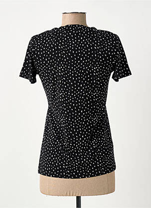 Tricou imprimeu fantezie mâneci scurte negru SURKANA femeie
