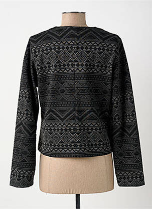 Jachete casual guler rotund negru SURKANA femeie
