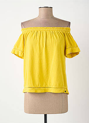 Top galben SURKANA femeie