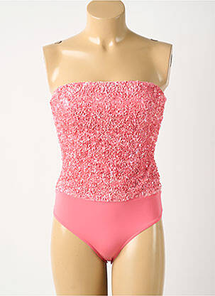 Body de lenjerie roz MANGO femeie