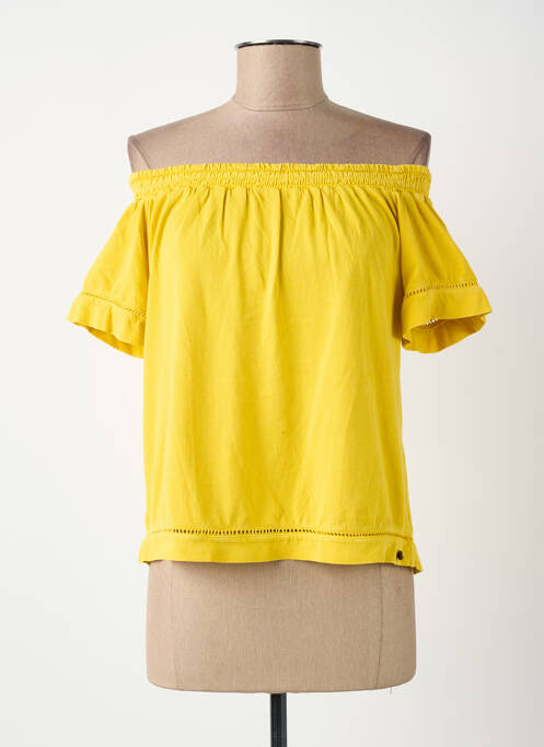 Top galben SURKANA femeie