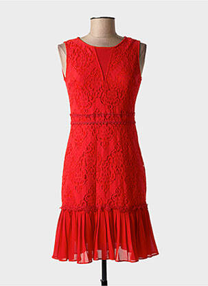 Rochie midi fără mâneci fără mâneci roșu LOVIE femeie