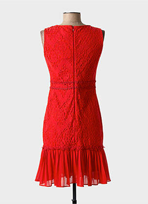 Rochie midi fără mâneci fără mâneci roșu LOVIE femeie