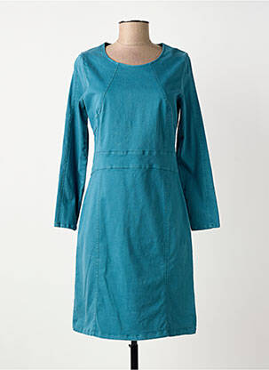 Rochie midi mâneci lungi mâneci lungi albastru GUY DUBOUIS femeie