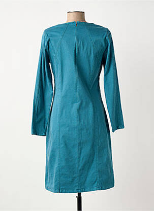 Rochie midi mâneci lungi mâneci lungi albastru GUY DUBOUIS femeie