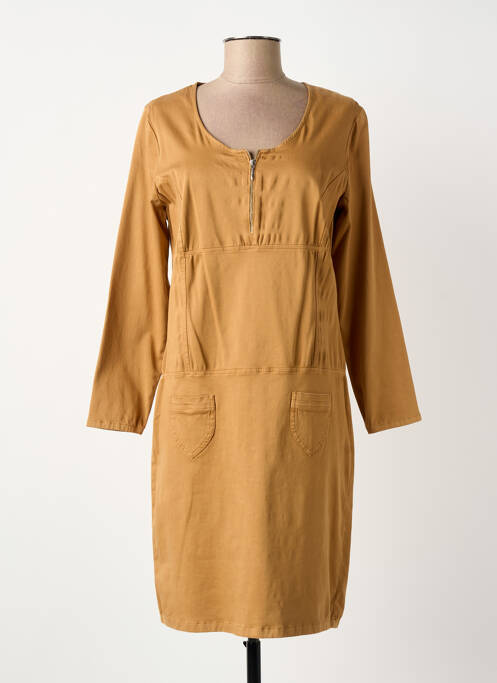 Rochie midi maro GUY DUBOUIS femeie