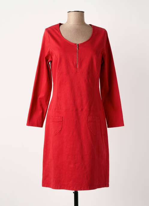 Rochie midi roșu GUY DUBOUIS femeie