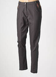 Pantalon drept elasticitate mărime normală gri MERI & ESCA femeie