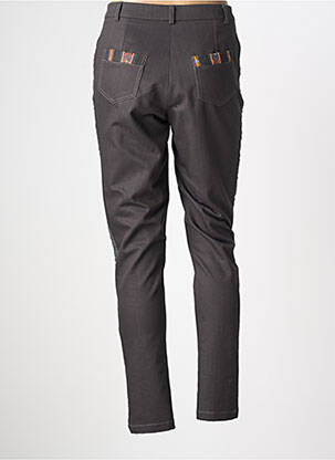 Pantalon drept elasticitate mărime normală gri MERI & ESCA femeie