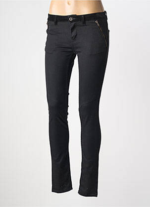 Pantalon slim elasticitate mărime normală negru MORGAN femeie