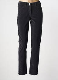 Pantalon slim elasticitate mărime normală negru GREGORY PAT femme