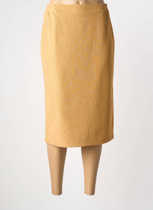 Fustă midi galben GUY DUBOUIS femeie