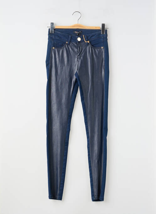 Pantalon slim albastru MORGAN femeie