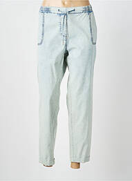 Pantalon 7/8 elasticitate mărime normală albastru ANANKE femme
