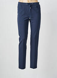 Pantalon slim talie elastică mărime normală albastru FRANK WALDER femme