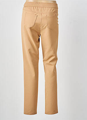 Pantalon slim talie elastică mărime normală bej FRANK WALDER femeie