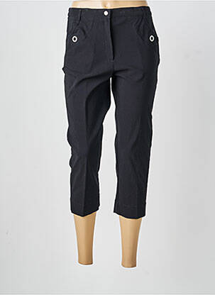 Pantalon trei sferturi negru TELMAIL femeie