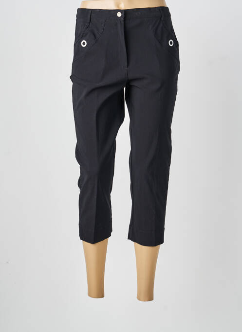 Pantalon trei sferturi negru TELMAIL femeie