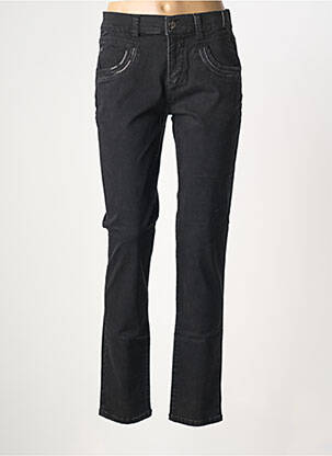 Blugi cu croială slim negru ANNA MONTANA femeie