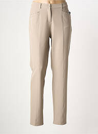 Pantalon drept elasticitate mărime normală bej FRANK WALDER femme