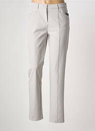 Pantalon drept elasticitate mărime normală gri FRANK WALDER femme