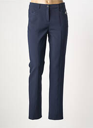 Pantalon drept elasticitate mărime normală albastru FRANK WALDER femme