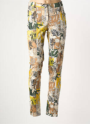 Pantalon slim galben MERI & ESCA femeie