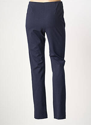 Pantalon slim talie elastică mărime normală albastru GUY DUBOUIS femeie