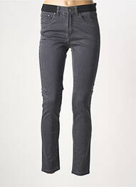 Pantalon slim talie elastică mărime normală gri ANNA MONTANA femme