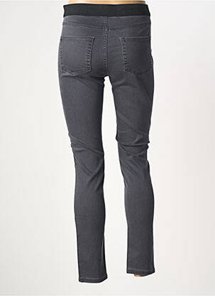 Pantalon slim talie elastică mărime normală gri ANNA MONTANA femeie