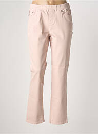 Pantalon drept elasticitate mărime normală roz ANNA MONTANA femme