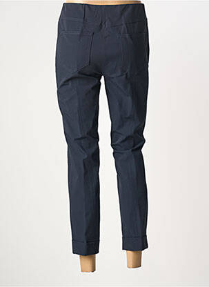 Pantalon 7/8 elasticitate mărime normală albastru JEAN GABRIEL femeie