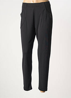 Pantalon slim talie elastică mărime normală negru ANANKE femeie