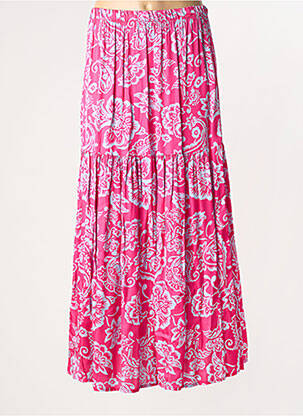 Fustă lungă roz MOKI B femeie