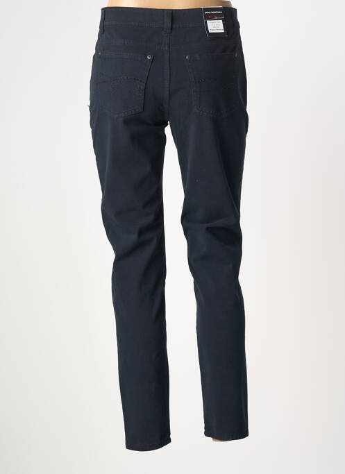 Blugi cu croială slim albastru ANNA MONTANA femeie