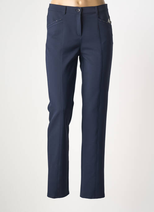 Pantalon drept albastru FRANK WALDER femeie