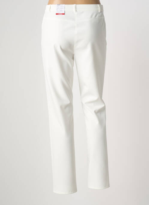 Pantalon drept alb FRANK WALDER femeie