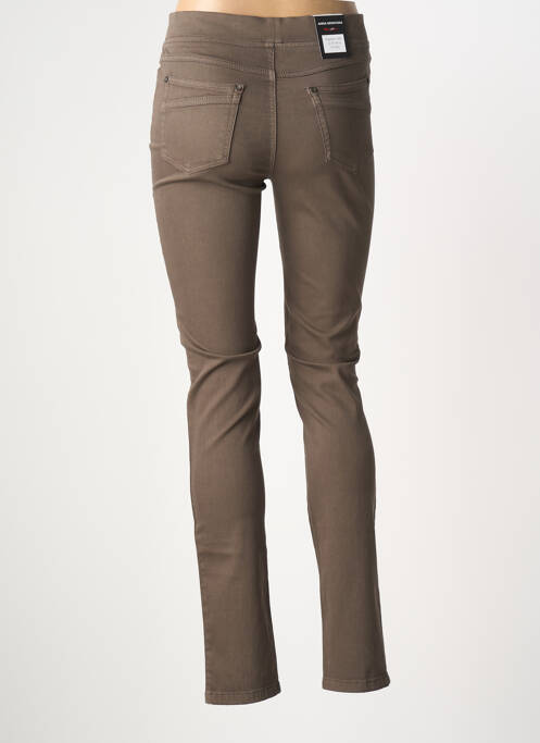 Pantalon slim maro ANNA MONTANA femeie