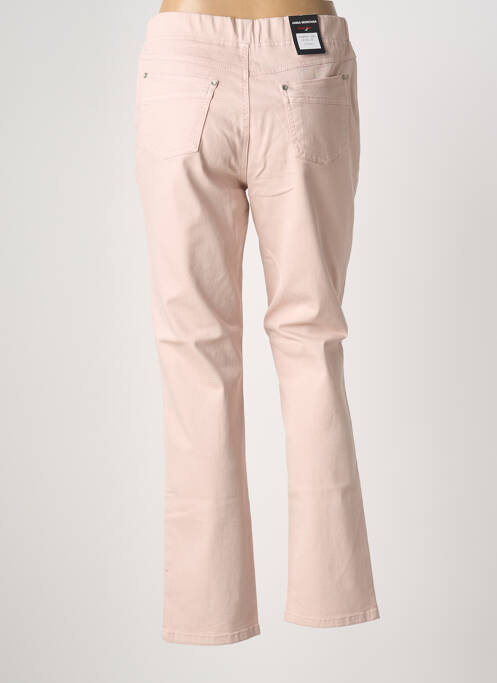 Pantalon drept roz ANNA MONTANA femeie