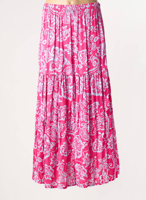 Fustă lungă roz MOKI B femeie