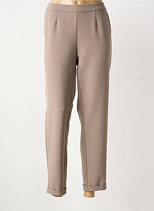 Pantalon 7/8 talie elastică mărime normală gri închis FRANK WALDER femeie
