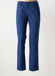 Pantalon slim elasticitate mărime normală albastru ANNA MONTANA femme