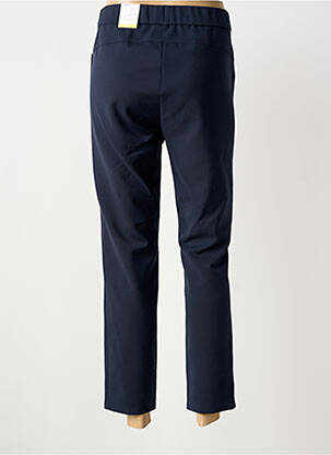 Pantalon 7/8 talie elastică mărime normală albastru FRANK WALDER femeie