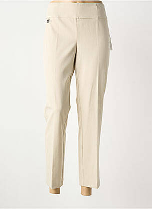 Pantalon 7/8 bej LISETTE L femeie
